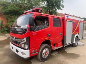 Kínai gyártó: Dongfeng 3,5 tonnás vízhabos tűzoltó teherautó