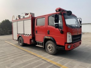 Taas nga Kalidad HOWO 4X4 Water Tank Fire Fighting Truck para sa Sales Made in China