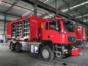 Customized Sinotruk HOWO Self Loading Equipment Fire Truck