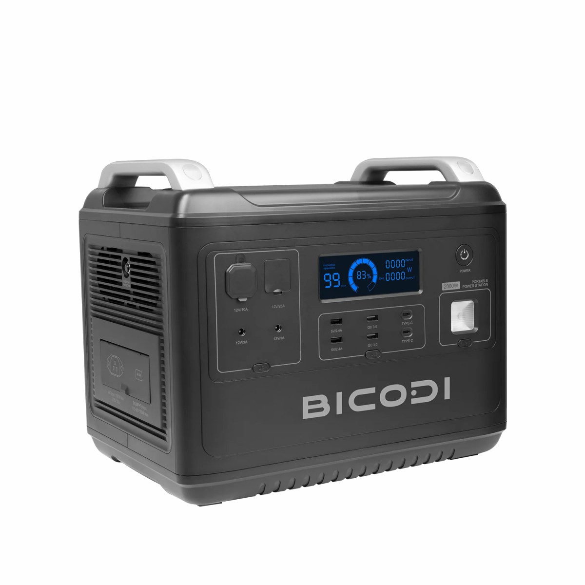 BICODI HS-2000W-110V MPPT elektrárna FV nabíjecí BESS