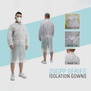 20g PP Material Isolation Gown