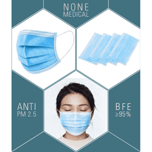Maskë njëpërdorimshe jo mjekësore me 3 shtresa për përdorim civil