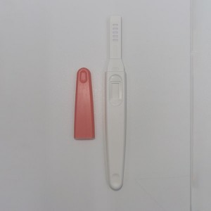 Üheastmeline HCG rasedustest (keskel)