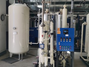 Purificación por hidrogenación a nitrógeno