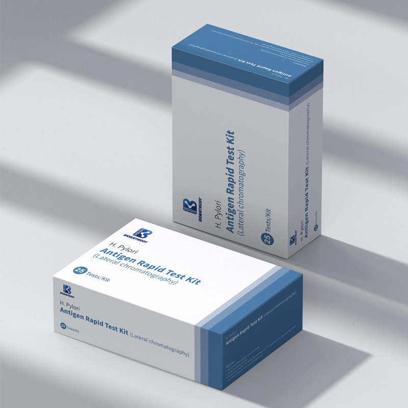 H. Pylori Antigen Rapid test kit (पार्श्व क्रोमैटोग्राफी)