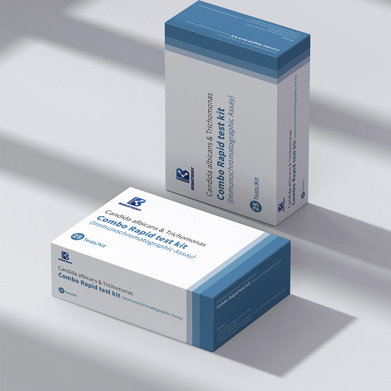 Kit de test rapide Candida albicans et Trichomonas Combo (test immunochromatographique)