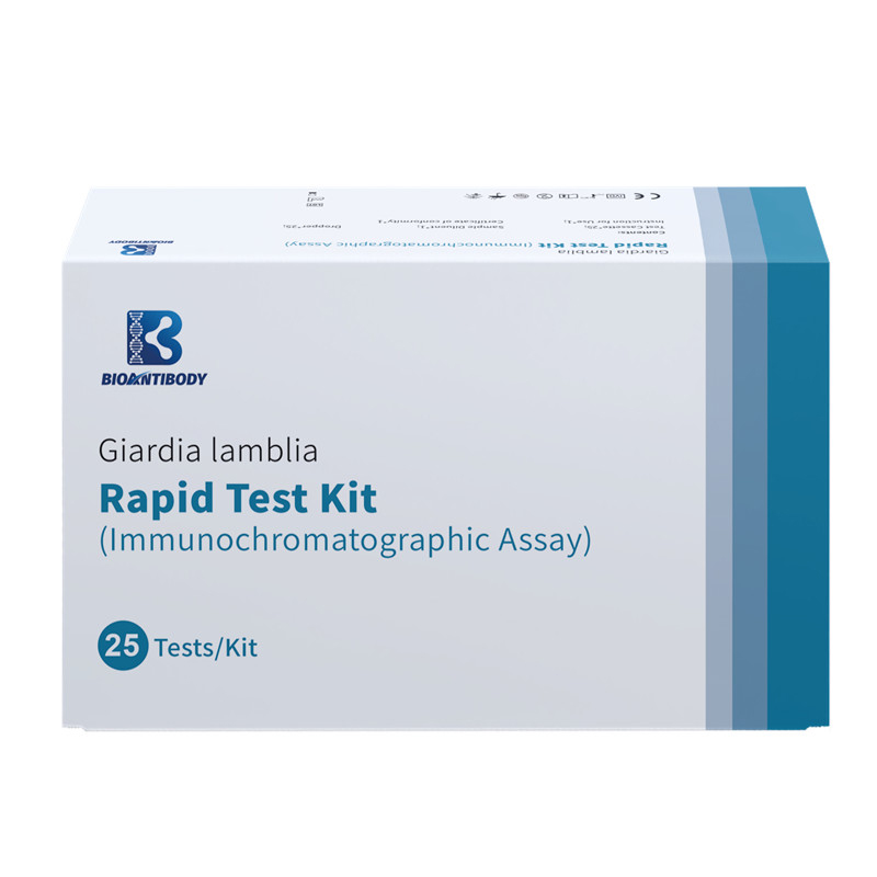Giardia lamblia Rapid Test Kit (इम्युनोक्रोमेटोग्राफिक परख)