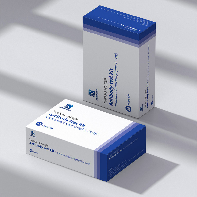 Typhoid IgG/IgM Antibody test kit (Immunochromatographic Assay)