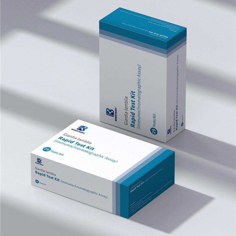 Giardia lamblia Rapid Test Kit (Immunochromatographic Assay)