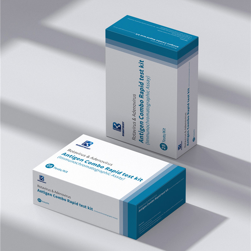 Rotavirus & Adenovirus Antigen Combo Rapid Test Kit (Immunochromatographic Assay)