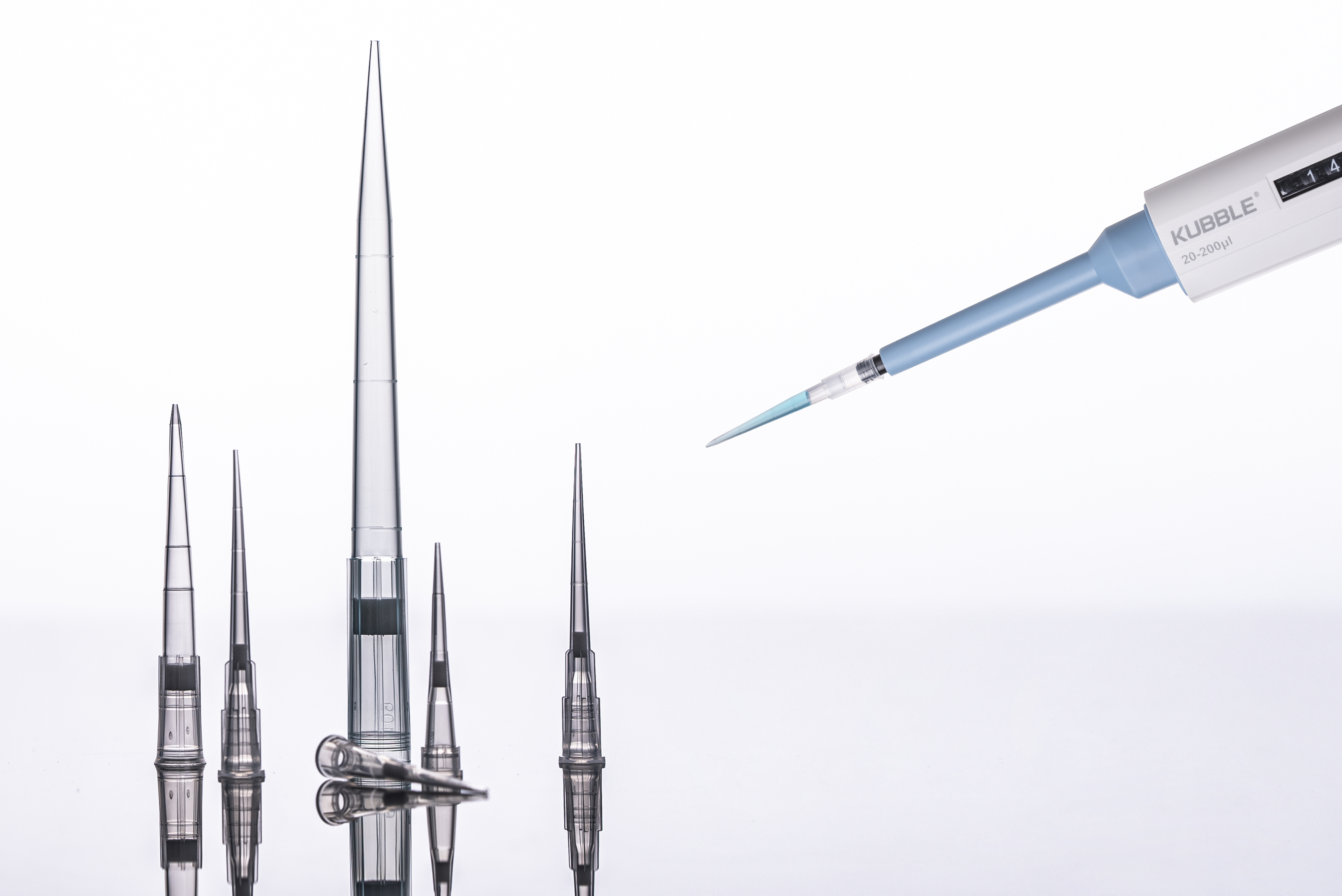 Using a single-channel pipette pipetting eight ...