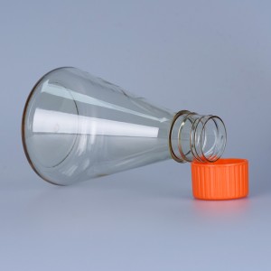 Plastik 125 ml 250 ml 250 ml 500 ml 1000 ml Konusvari şüşələr Havalandırma Qapağı Erlenmeyer Flask