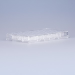 Лабораторна пластикова стерильна 96-лункова пластина Elisa