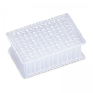 Excellent Chemical Resistance 2.2ml U Bottom Cell Culture 96 Deep Well Plate for Laboratory