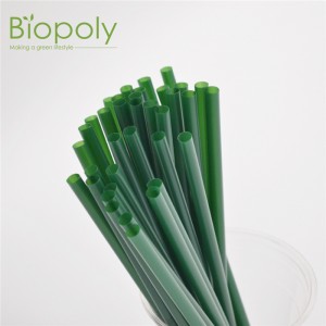 BPA Free Compostable PLA Disposable Drinking Straws Corn Plant Based Biodegradable Straws