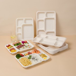 Biodegradable Cornstarch Food Tableware Tray