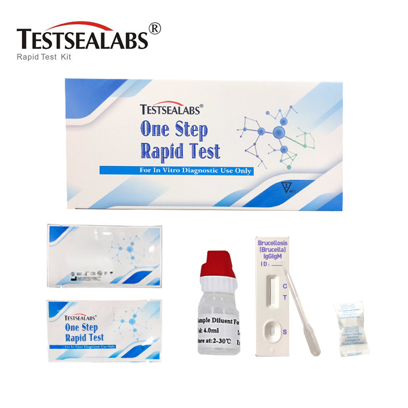 Testsealabs Brucellosis (Brucella) IgG/IgM Rapid Test Kit (Whole blood/serum/plasma)