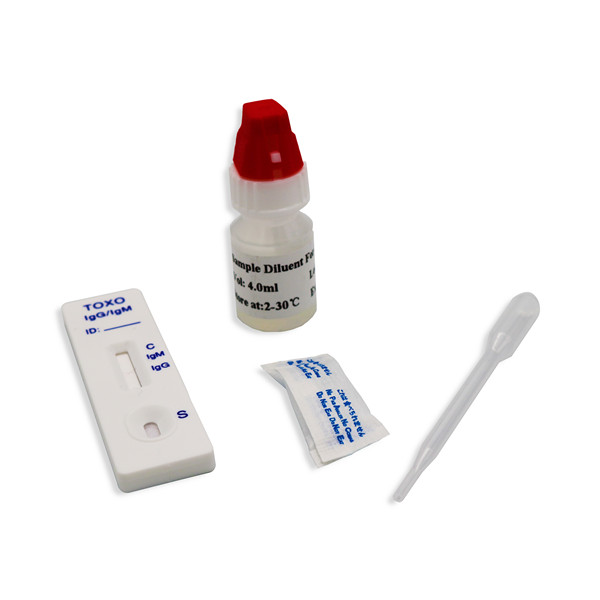 Набор для экспресс-тестирования Testsealabs TOXO IgG/IgM (цельная кровь/сыворотка/плазма)