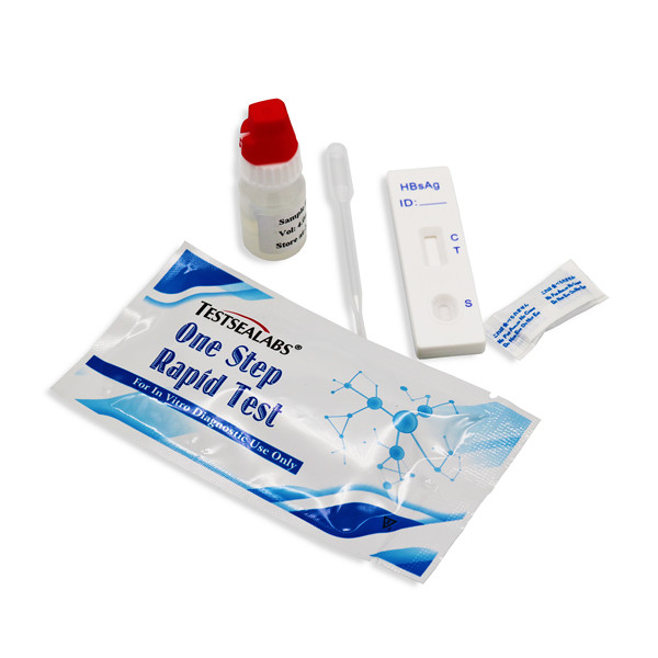 Testsealabs HBsAg Rapid Test Kit (သွေး/သွေး/ပလာစမာ)
