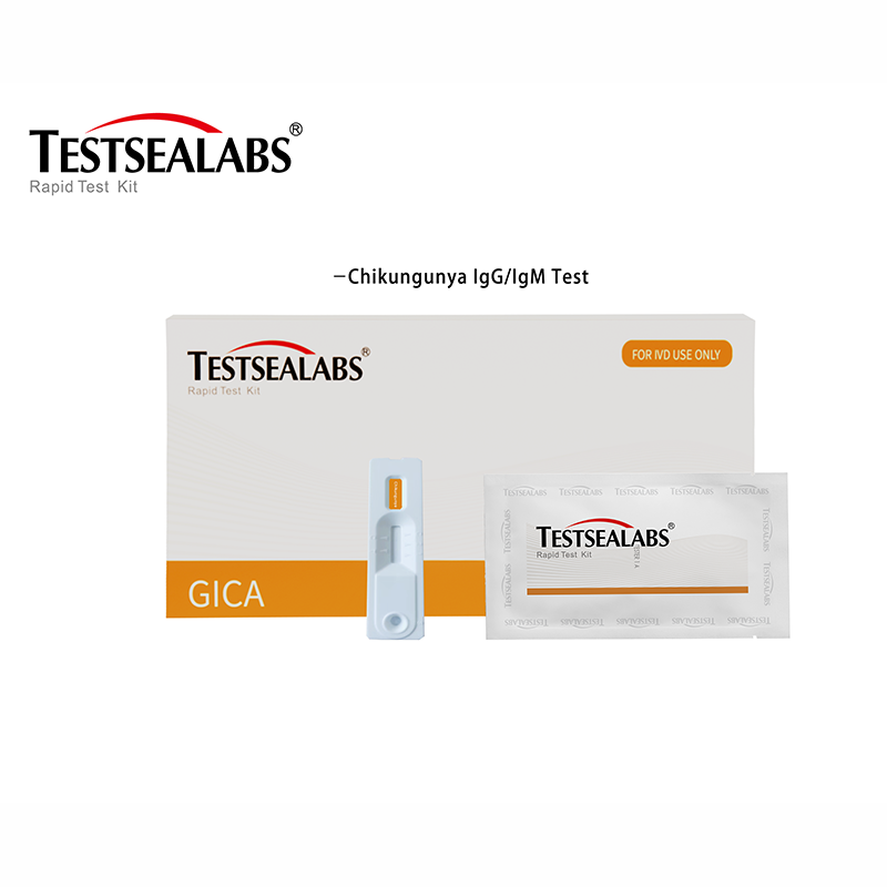 Комплект за бърз тест Chikungunya IgM на Testsealabs (цяла кръв/серум/плазма)