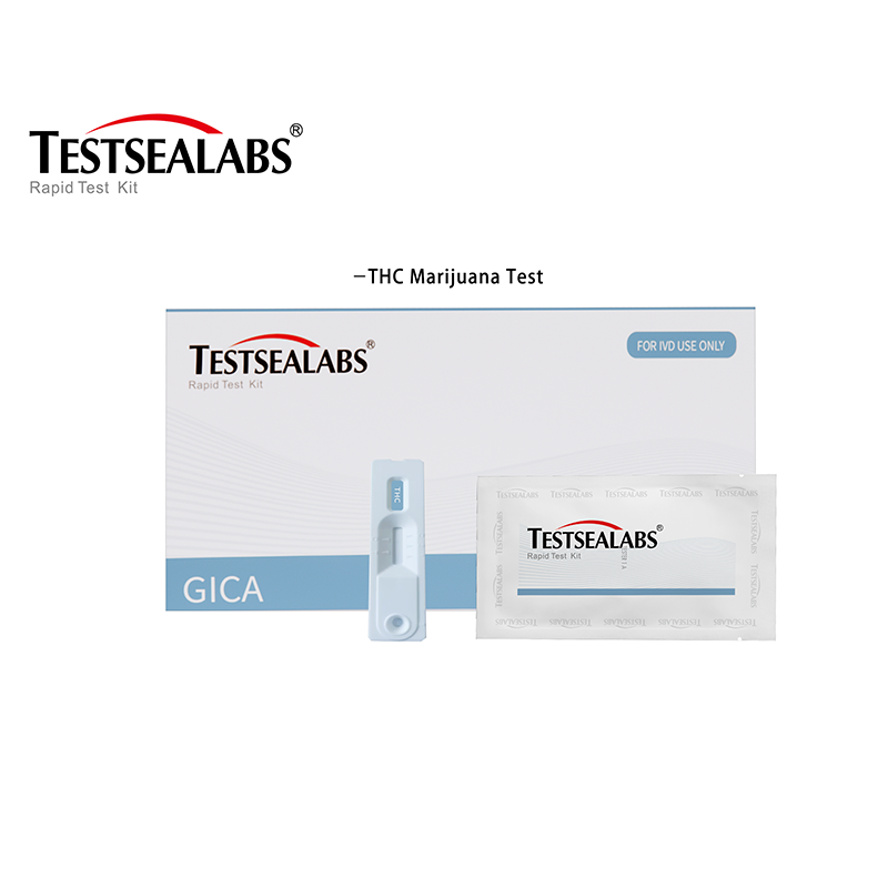Fast Convenient Marijuana THC tetrahydrocannabinol Urine Single Test Strip / Drug Of Abuse Rapid Test Kit With CE ແລະ FDA