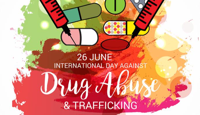 Den 35. Internationalen Anti-Drogendag - Bleift ewech vun Drogen an deelt Gesondheet