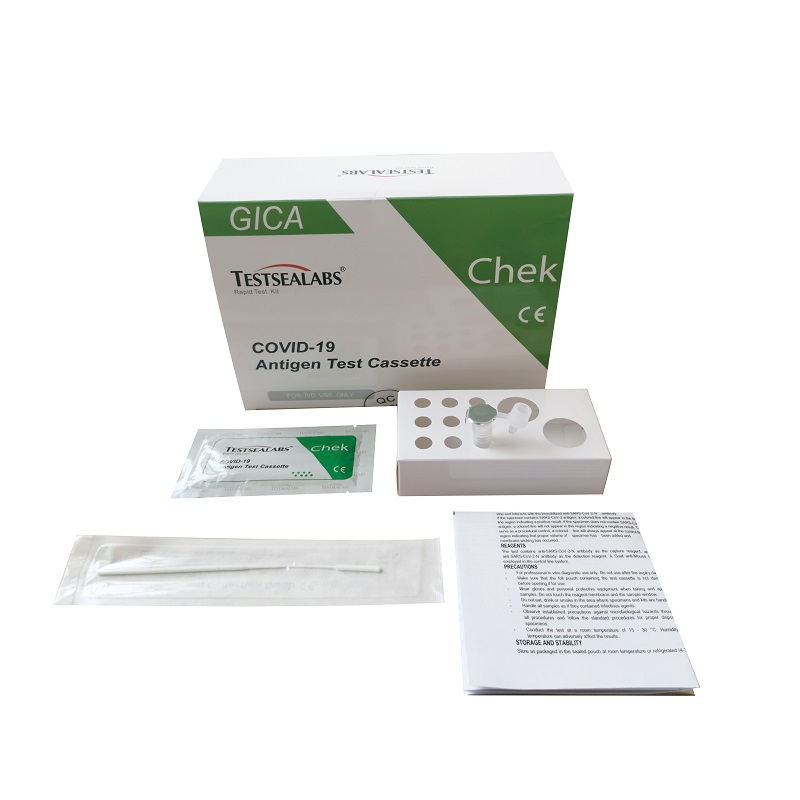 Testsealabs COVID-19 抗原快速检测试剂盒（拭子）