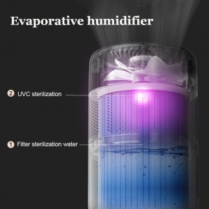 Ụlọ 4.5L Evaporative humidifier BZT-204B