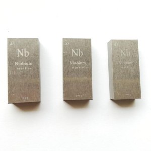 ក្នុងនាមជាធាតុប្រមូលប៉ូលាផ្ទៃ Nb លោហៈ Niobium សុទ្ធ Niobium គូប Niobium Ingot