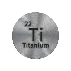 High Pure 99.8% titanium grade 7 rounds sputter...