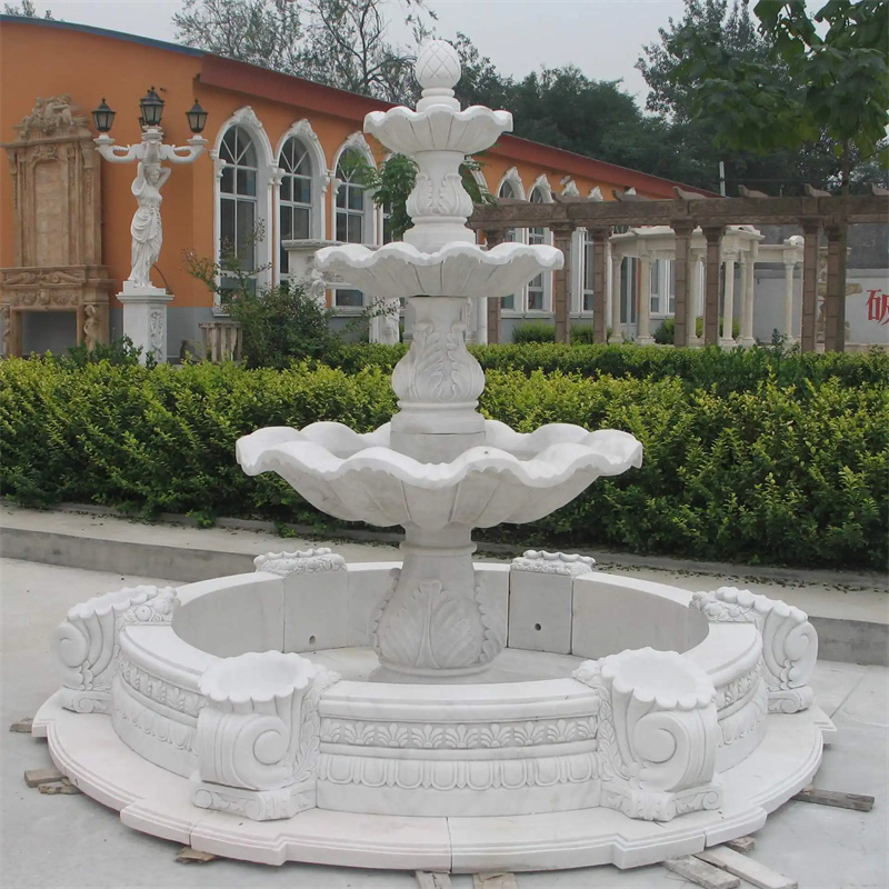 Estátua moderna decorativa jardim fonte romana escultura em pedra