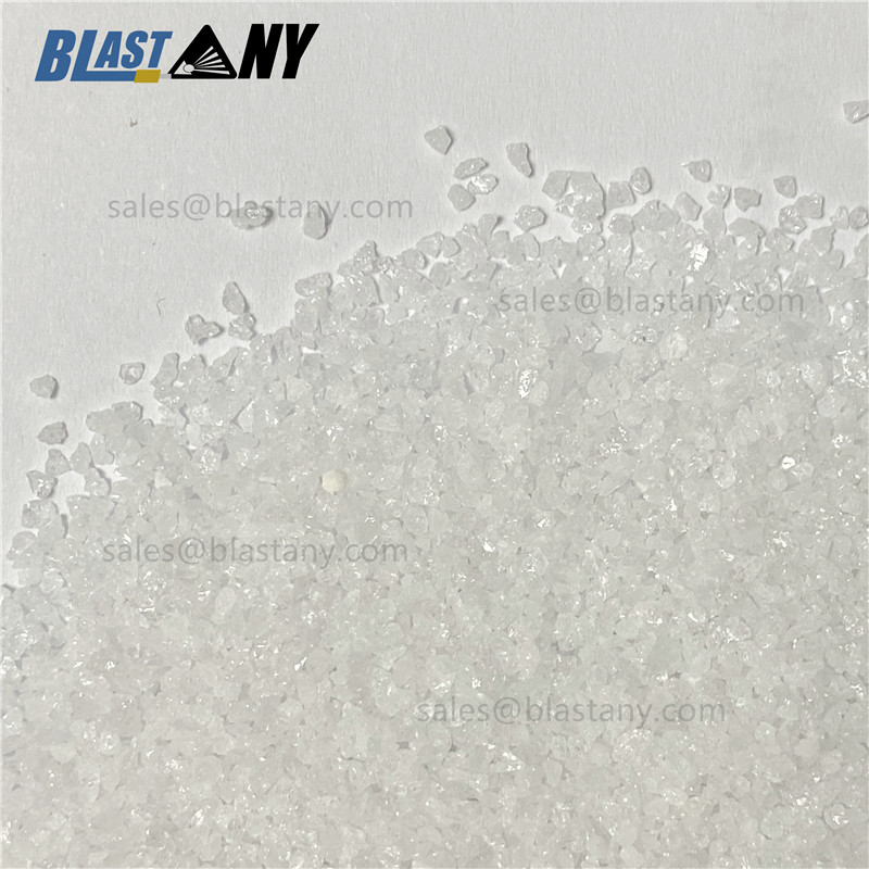 Uitstekende oppervlaktebehandeling Witte aluminiumoxidegrit