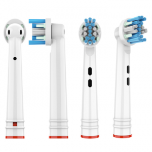 4-pack professionele vervangende opzetborstels voor elektrische tandenborstels