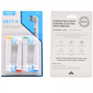Monter standardudskiftningshoveder til elektriske tandbørster af ren type