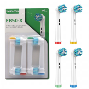 Hot-selling 4-delige universele vervangingskoppen voor elektrische tandenborstels