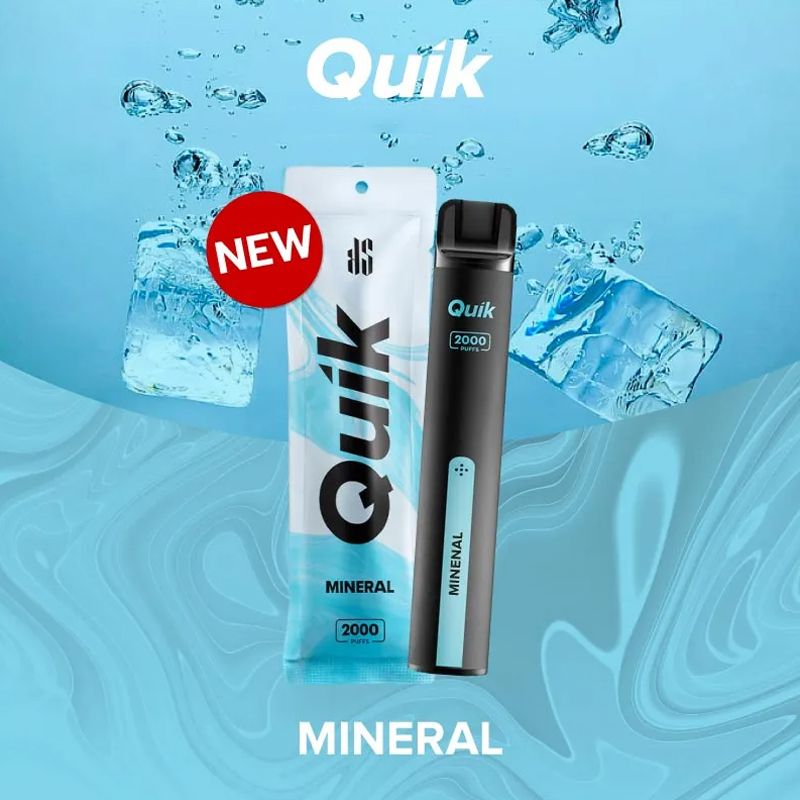 OEM ODM KS Quik 2000 Puffs Disposable Vape Pod 3% Salt Nicotine Rechargeable Disposable Electronic Cigarette