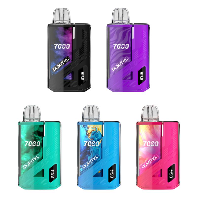 Disposable Vape 7000 Puffs Rechargeable E Cigarette with LED Display