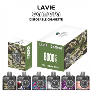 Veleprodajna Vape kamera za enkratno uporabo 8000 Puffs polnilna elektronska cigareta Vaporizer Podvapestore