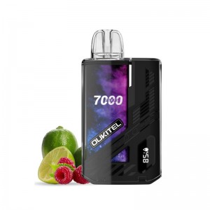 Disposable Vape 7000 Puffs Uppladdningsbar E-cigarett med LED-skärm