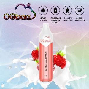 OGbarz diamo 4000 Disposable Vape Device 650mah Battery Pre-filled 8.5ml E Cigarette Vaporizer Pen