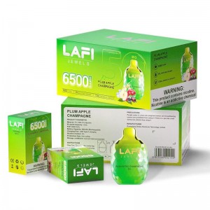 Disposable Vape LAFI 6500 puff 13ml Kapasitas Minyak Isi Ulang E Rokok vaporizer pod pen