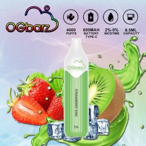 OGbarz diamo 4000 Disposable Vape Device 650mah બેટરી પ્રી-ફિલ્ડ 8.5ml E સિગારેટ વેપોરાઇઝર પેન