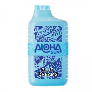 Großhandel Aloha Sun 7000 Puffs Einweg-Vape 15 ml wiederaufladbare elektronische Zigarette