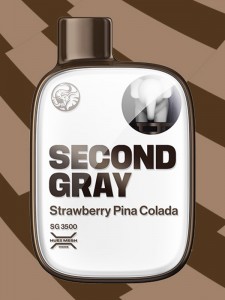 Second Grey 3500 Puffs Disposable Vape Pen 5% Nicotine Mesh Coil Electronic Cigarette