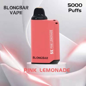 Vape za enkratno uporabo BLONGBAR 5000 vpihov Bar 12 ml Kapaciteta olja Baterija 850 mah Polnilna e-cigareta Vaporizer Pero