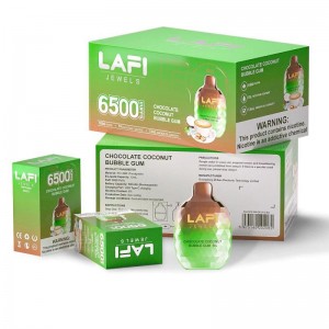 डिस्पोजेबल भ्याप LAFI 6500 पफ 13ml तेल क्षमता रिचार्जेबल ई सिगरेट भापोराइजर पोड पेन