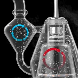 Oryginalny zestaw Leaf Buddi Tower T-Enail Elektryczna szisza E-Rig Waporyzator do wosku z akumulatorem 1500 mAh Elektryczne wiertnice do dabów Szklana fajka wodna