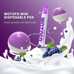 新しいホット販売 Wotofo ミニ Vape ペン 600 パフバー使い捨て電子タバコ 2% または 5% ニコチン塩で蒸発させます