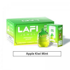 Apple Grape Berry Lafi Jewel 8000 Puff Bar Perangkat Vape Sekali Pakai Rokok Elektrik Isi Ulang