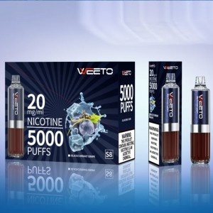Նոր տաք վաճառք Weeto E-Cigarette Vape Pen 4500 Puffs Bar Միանգամյա օգտագործման էլեկտրոնային ծխախոտի գոլորշիացման տուփ